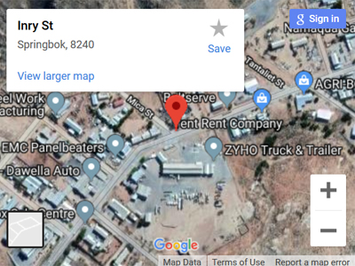 Where to find the Springbok Liquor Depot - click for larger map and directions.