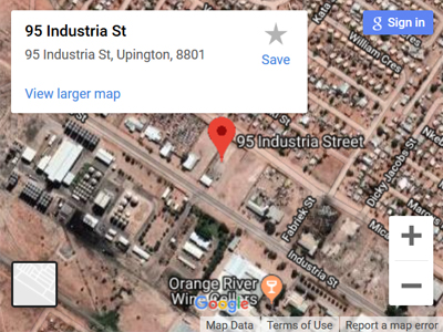 Where to find the Upington Liquor Depot - click for larger map and directions.